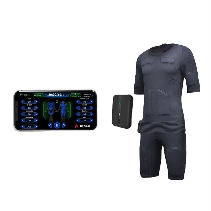 Ems Electro Muscle Stimuleringsdräkt för rehabilitering och aktivt åldrande