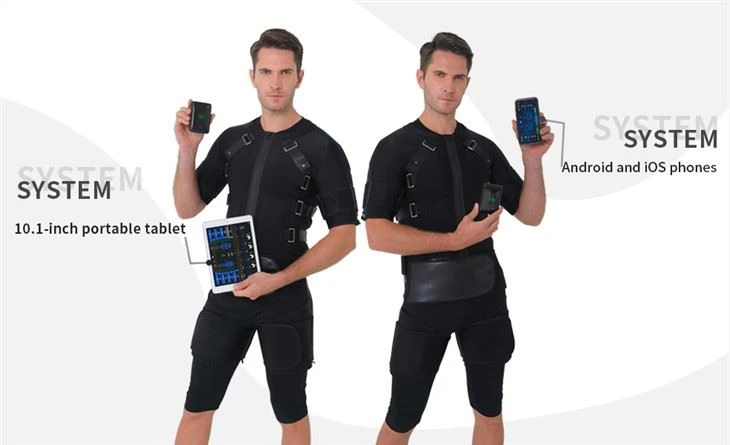 Trådlös smarta studio Använd EMS Fitness System EMS Training Suit